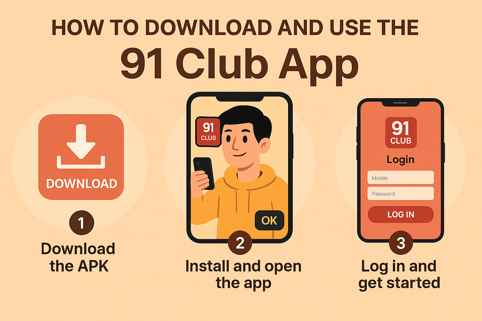 91 Club App Guide